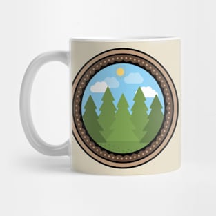 I Love Trees! - No Words Version - Peaceful Pine Forest Mug